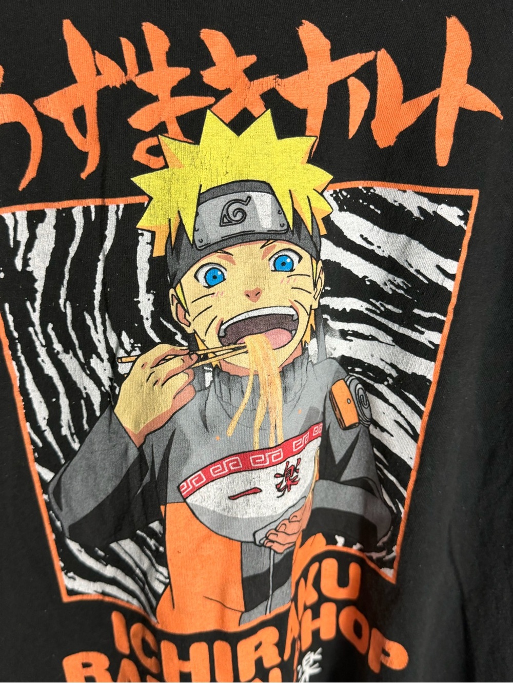 Black Ichiraku Ramen Shop Graphic Tee - Anime Inspired - Picture 3 of 7